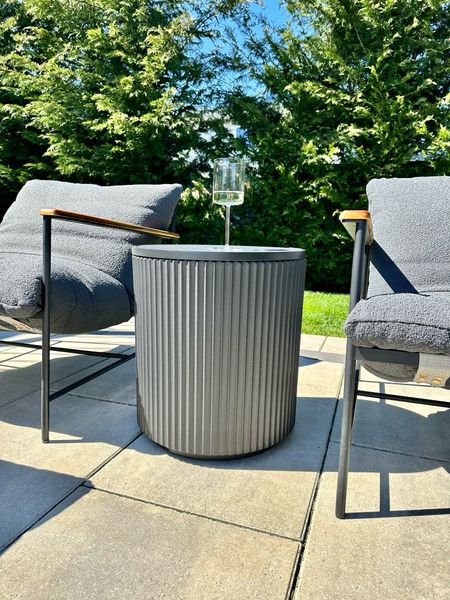 This 2 in 1 cooler and side table is an absolute must have this spring and summer season! The fluted table is so on trend and the quality is top notch! Available in multiple colors too!
Outdoor living, patio furniture, backyard decor  

#LTKSeasonal #LTKhome #LTKfindsunder50