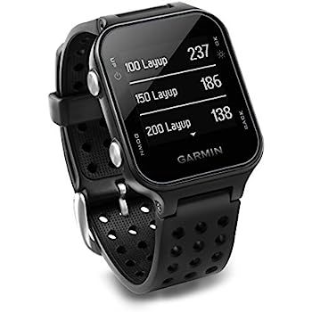 Garmin Approach S20, GPS Golf Watch with Step Tracking, Preloaded Courses, Black | Amazon (US)