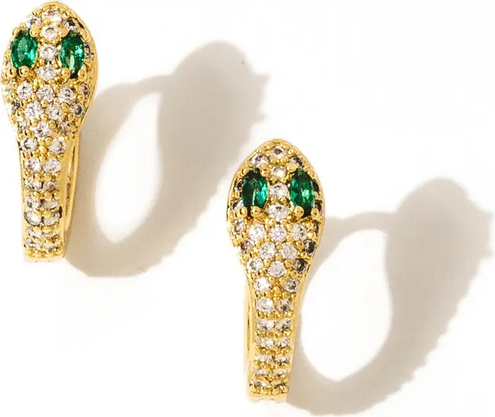 Viper Huggie Hoop Earrings | Nordstrom