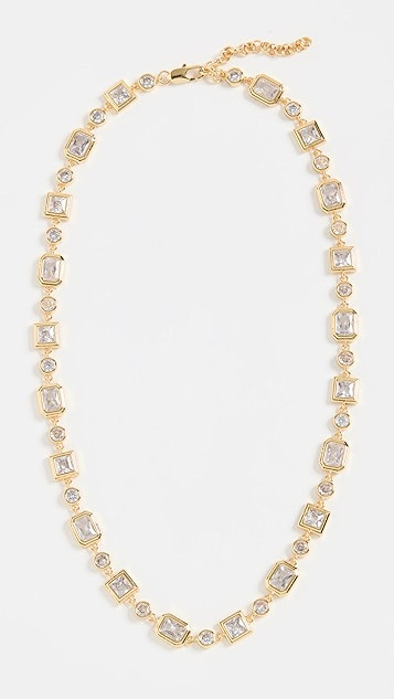 The Pyramid Bezel Statement Necklace | Shopbop
