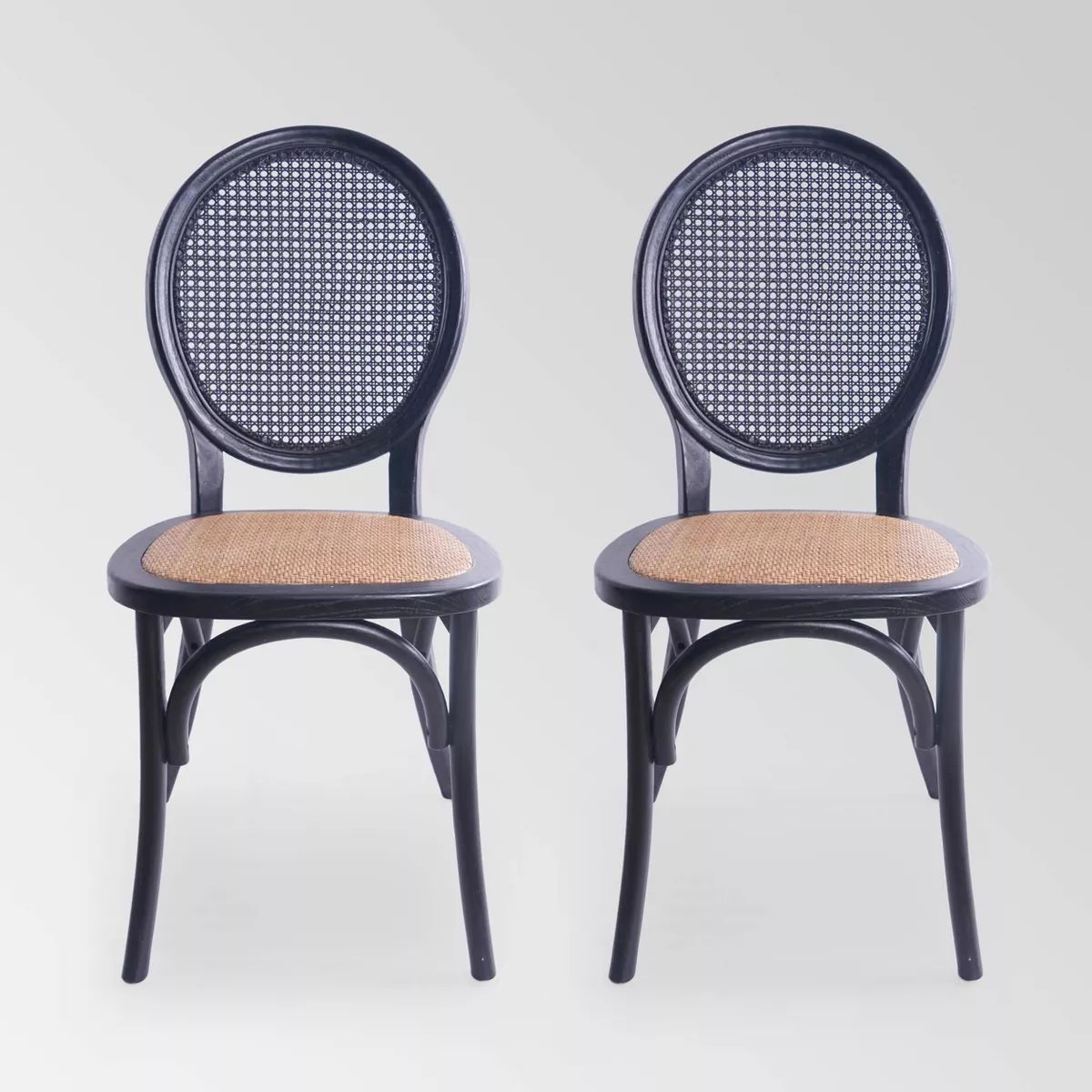 Set of 2 Chittenden Rattan Dining Chair - Christopher Knight Home | Target