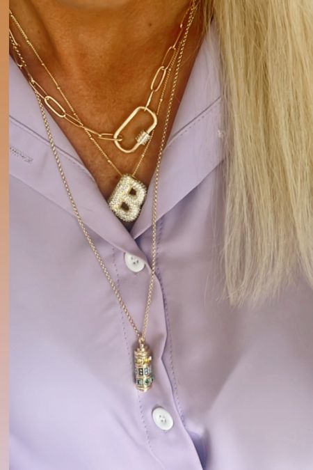 Necklace stacks for spring and summer!! Make them fun and layer your high end pieces with your favorite Amazon pieces!! 

Linking some of my favorite - all under $100 

#LTKstyletip #LTKfindsunder100 #LTKfindsunder50