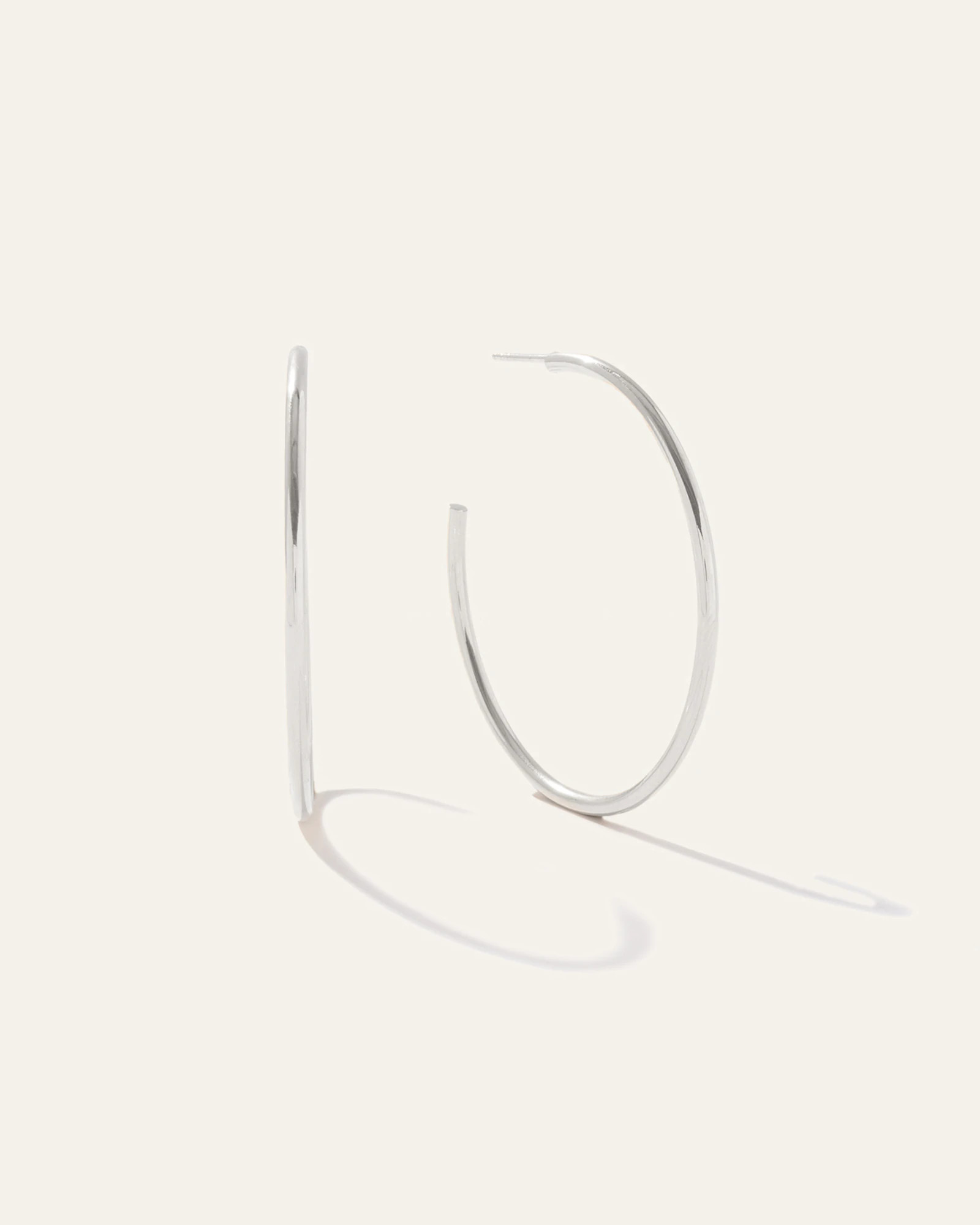 14K Gold Barcelona 45MM Hoops | Quince