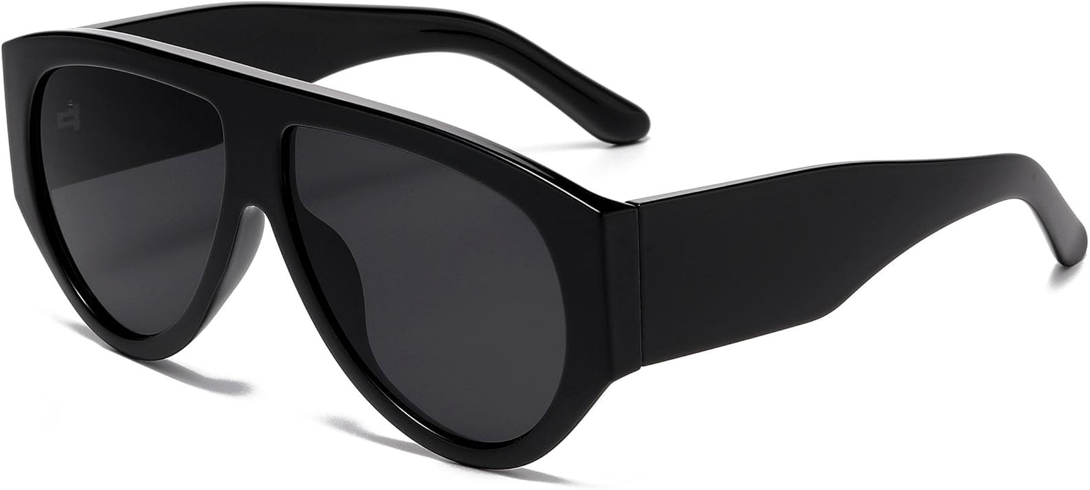 Oversized Aviator Sunglasses for Women Men Classic Big Frame Sun Glasses | Amazon (US)