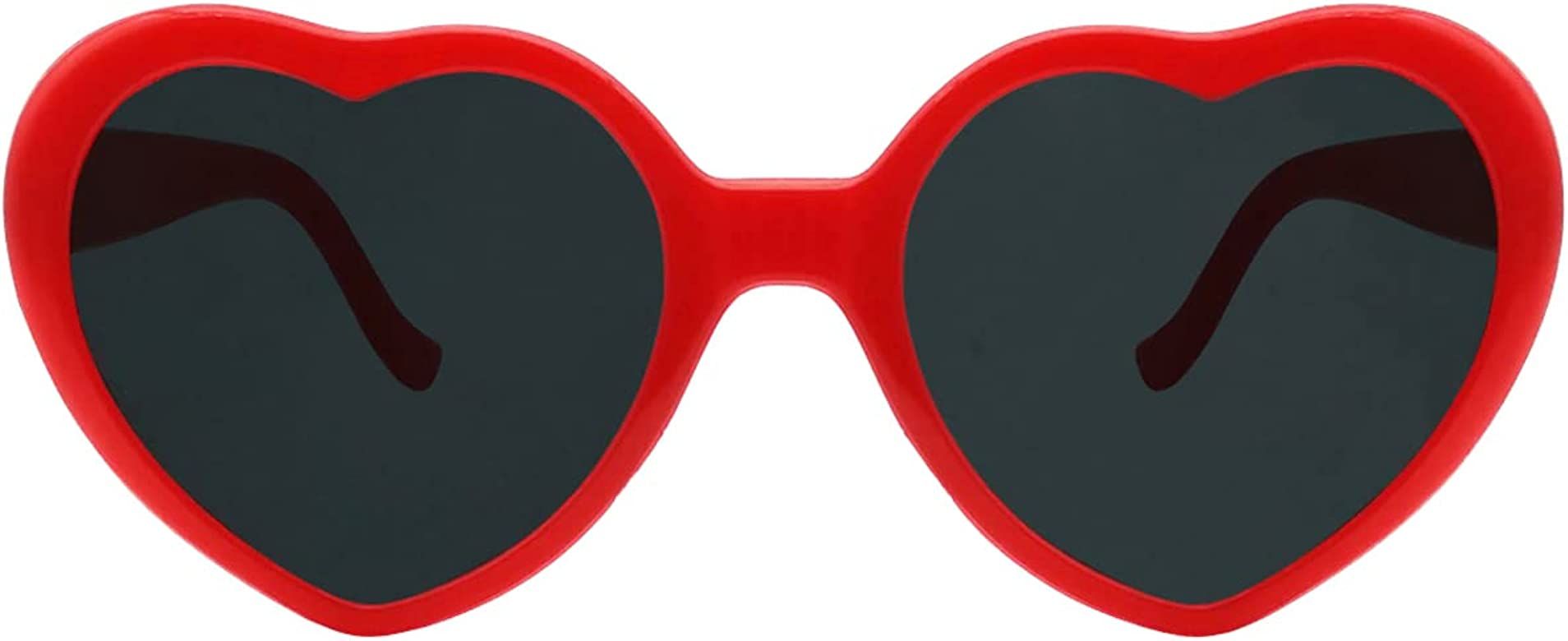 MIDEJACY Heart Shaped Sunglasses For Women,Trendy Heart Glasses Cute Retro Sun Glasses Taylor Cup... | Amazon (US)