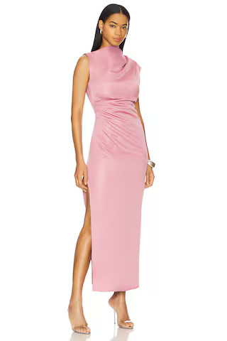 ELLIATT Coralie Maxi Dress in Blush from Revolve.com | Revolve Clothing (Global)