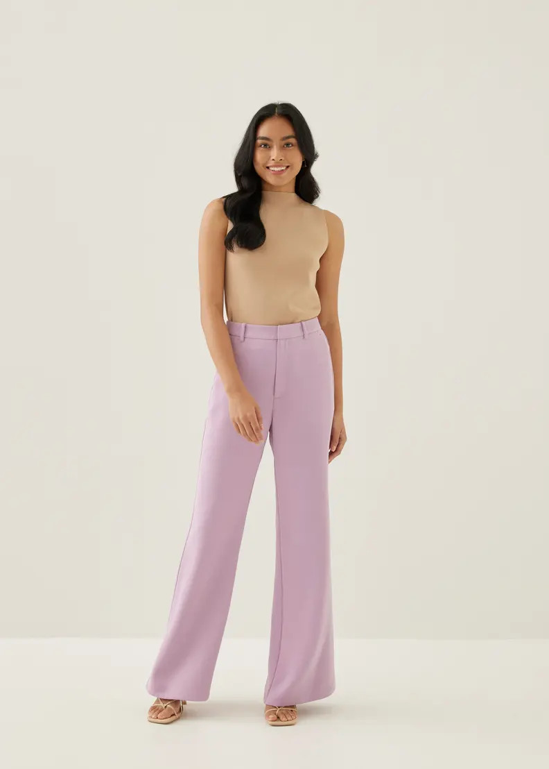Pvara Regular Flare Pants | Love, Bonito USA