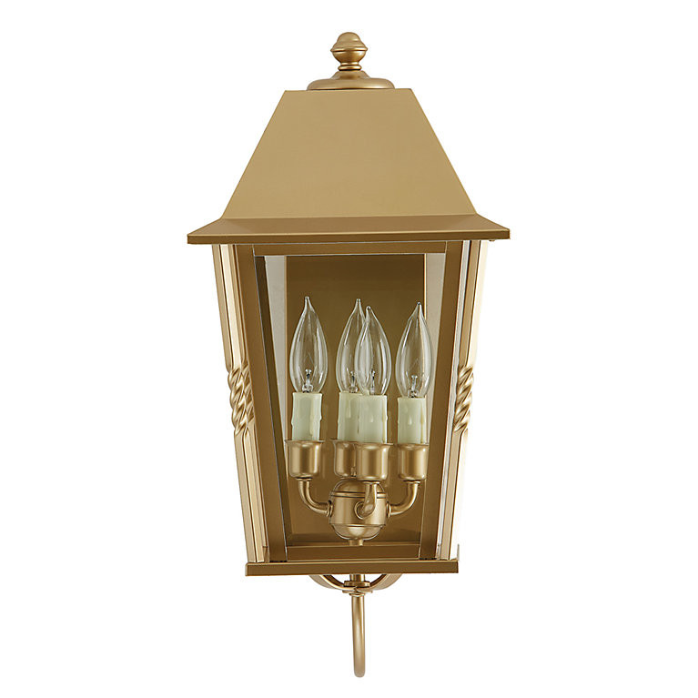Audrey Outdoor Sconce with Glass Panes & Faux Drip Candle Sleeves in Oil Rubbed Bronze | Ballard Designs, Inc.