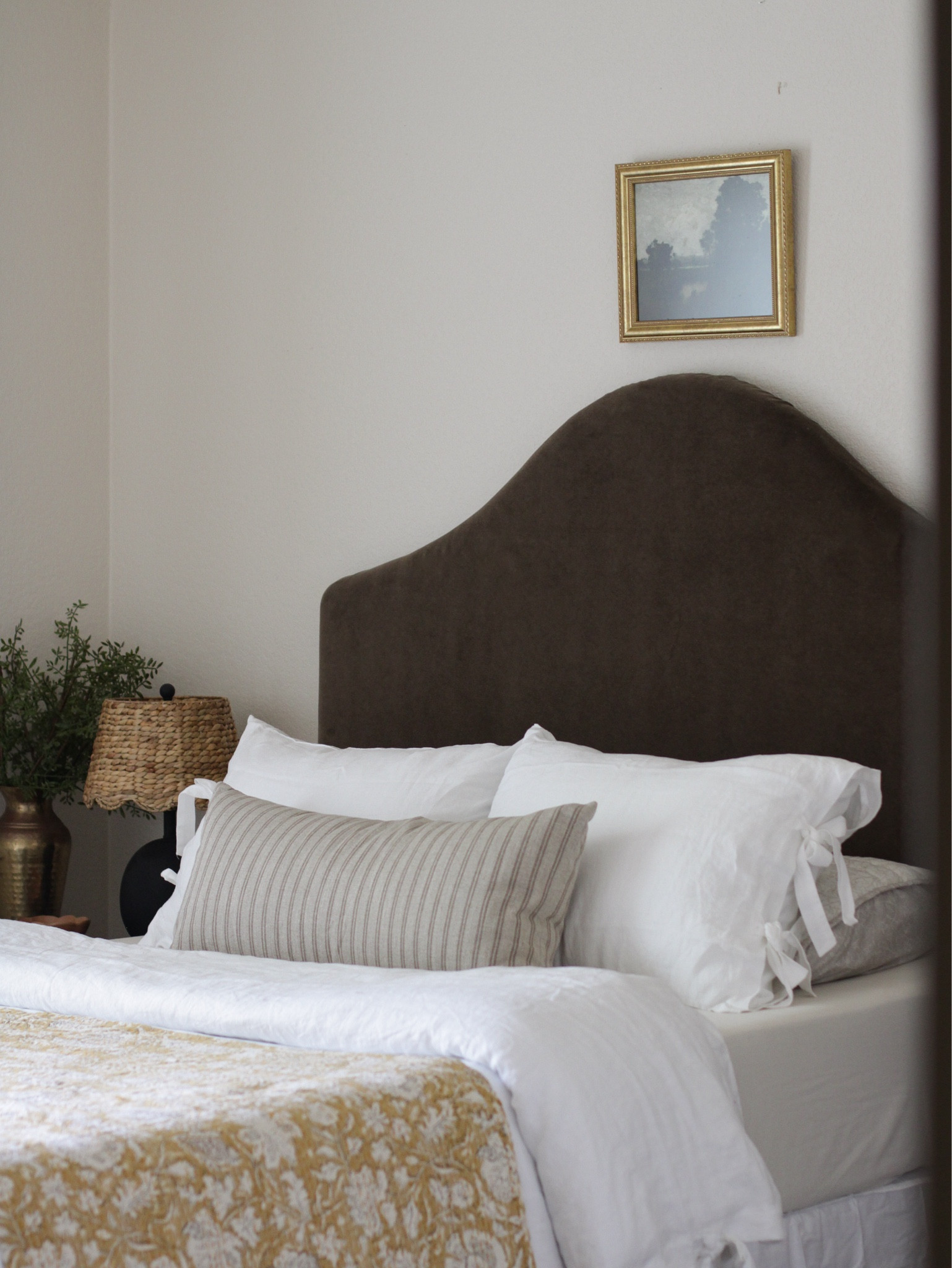 Tonic living deep brown velvet fabric 