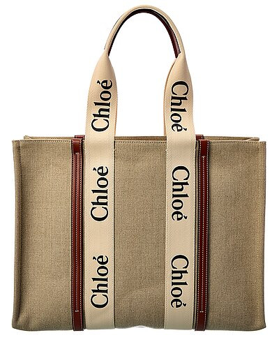 Woody Large Canvas & Leather Tote | Rue La La