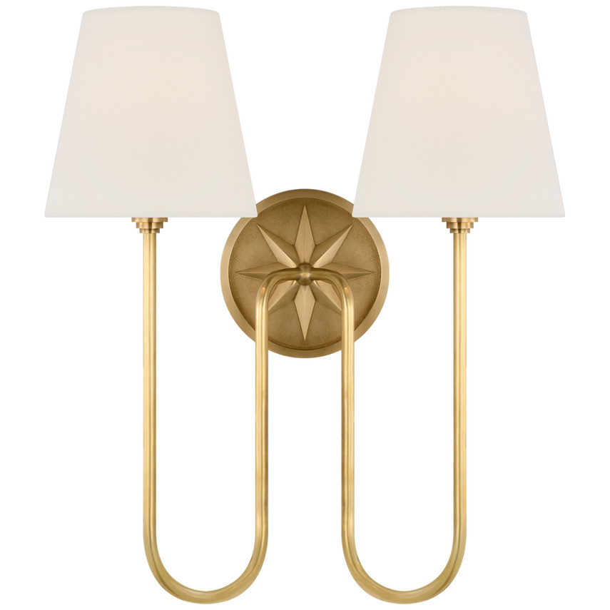 Polaris 17" Double Sconce | Visual Comfort