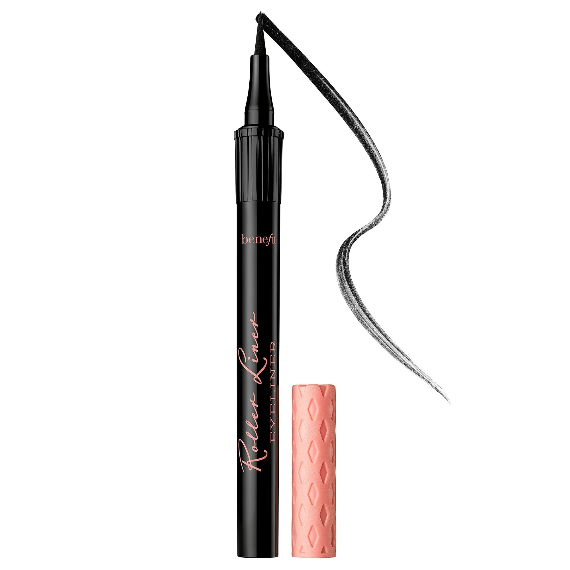 Benefit Cosmetics Roller Liner Waterproof Liquid Eyeliner Black 0.03 oz/ 1.0 mL | Sephora (US)