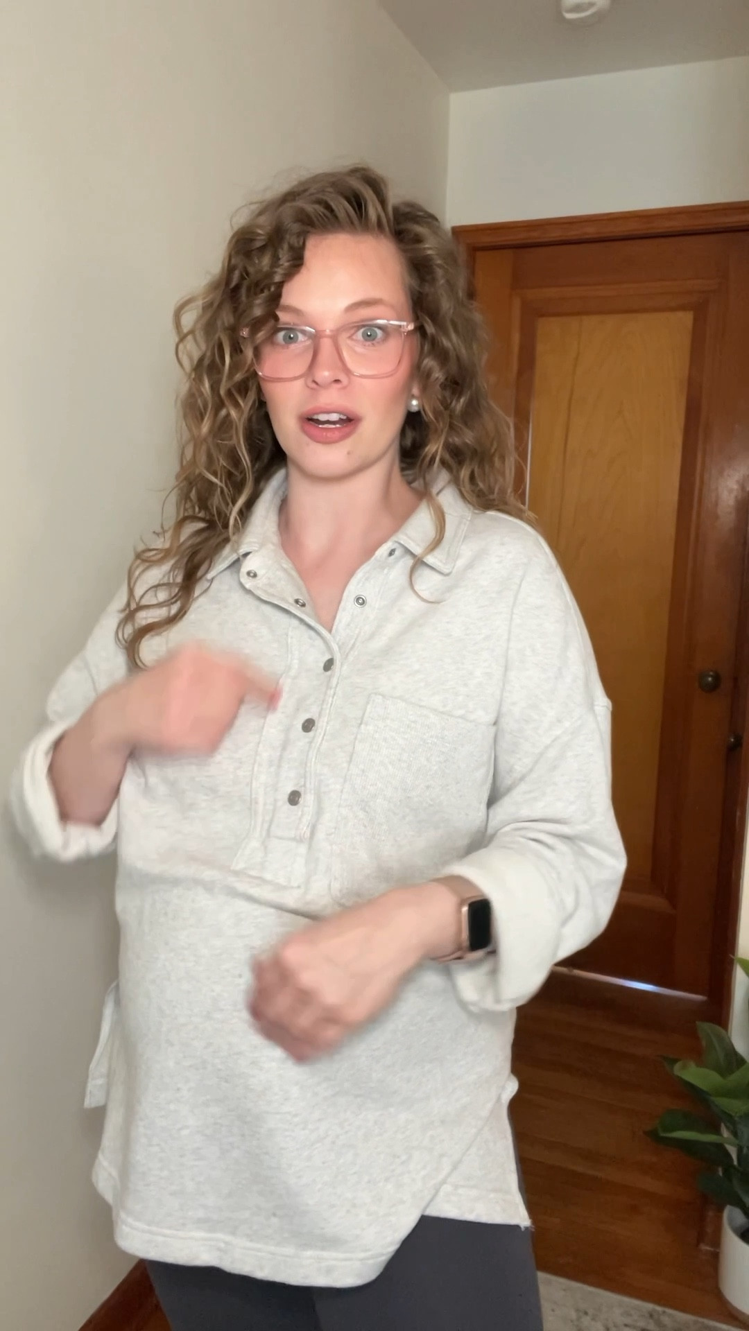 Got a size medium in this top (that’s my true size), size Large in the tank, and size medium in maternity leggings —linked my fav pairs 😍 

Also linked my earrings, socks, and shoes! 🥰

#LTKStyleTip #LTKBump