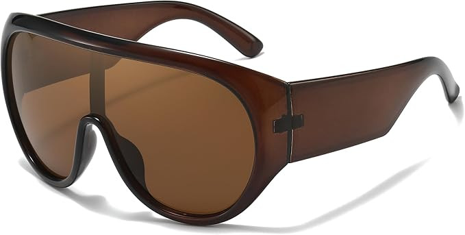 DreamCalf Oversized Sunglasses for Women Men Trendy Large Big Frame Sun Glasses with UV Protectio... | Amazon (US)
