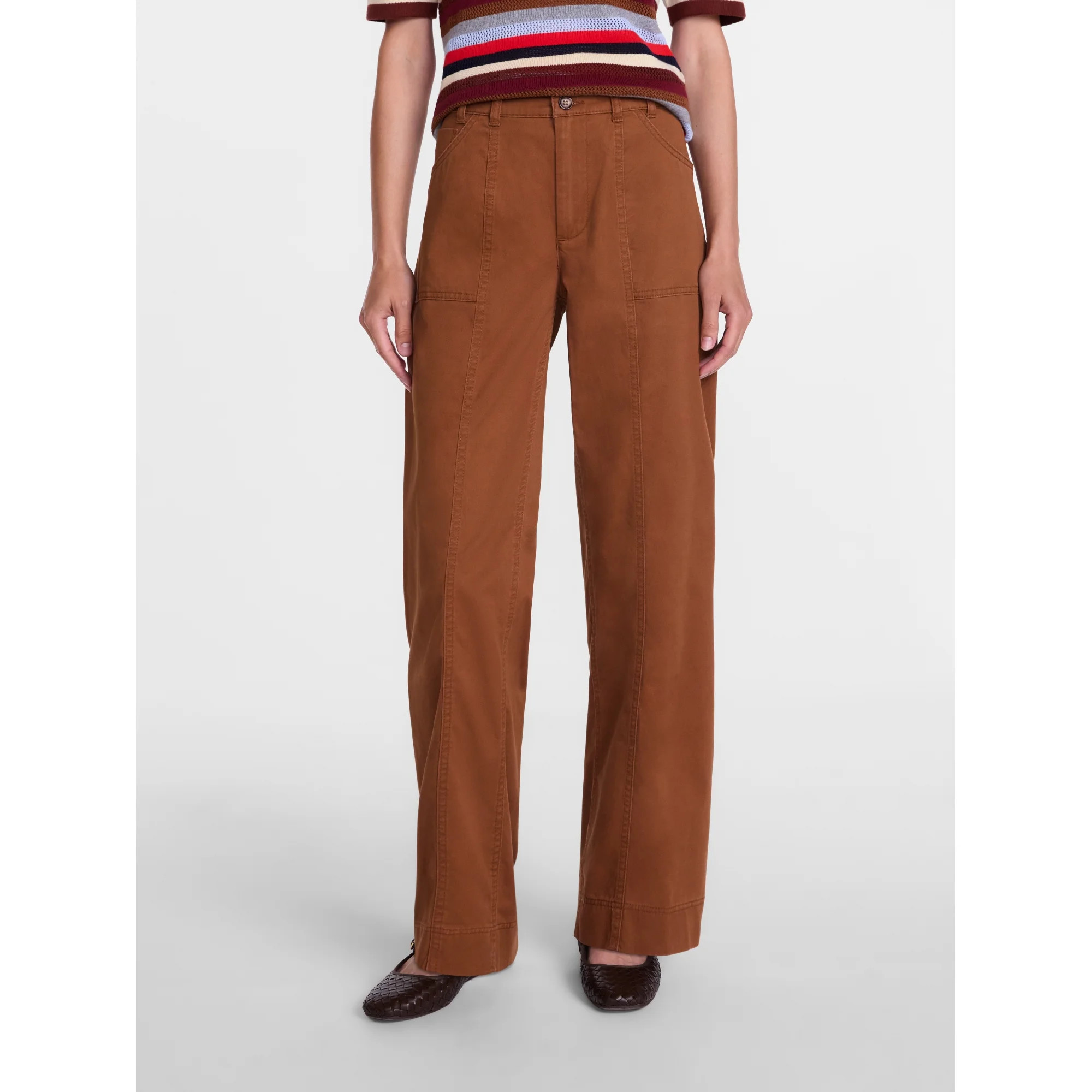 Scenario Women's Wide Leg Utility Pants, 31" Inseam, Sizes 0-20 | Walmart (US)