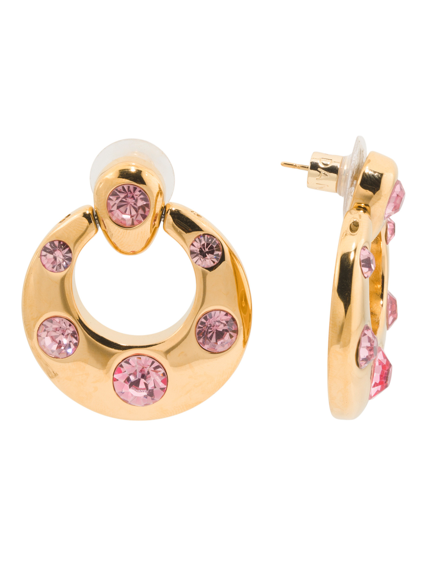 Reese Gold Plated Crystal Drop Earrings | TJ Maxx