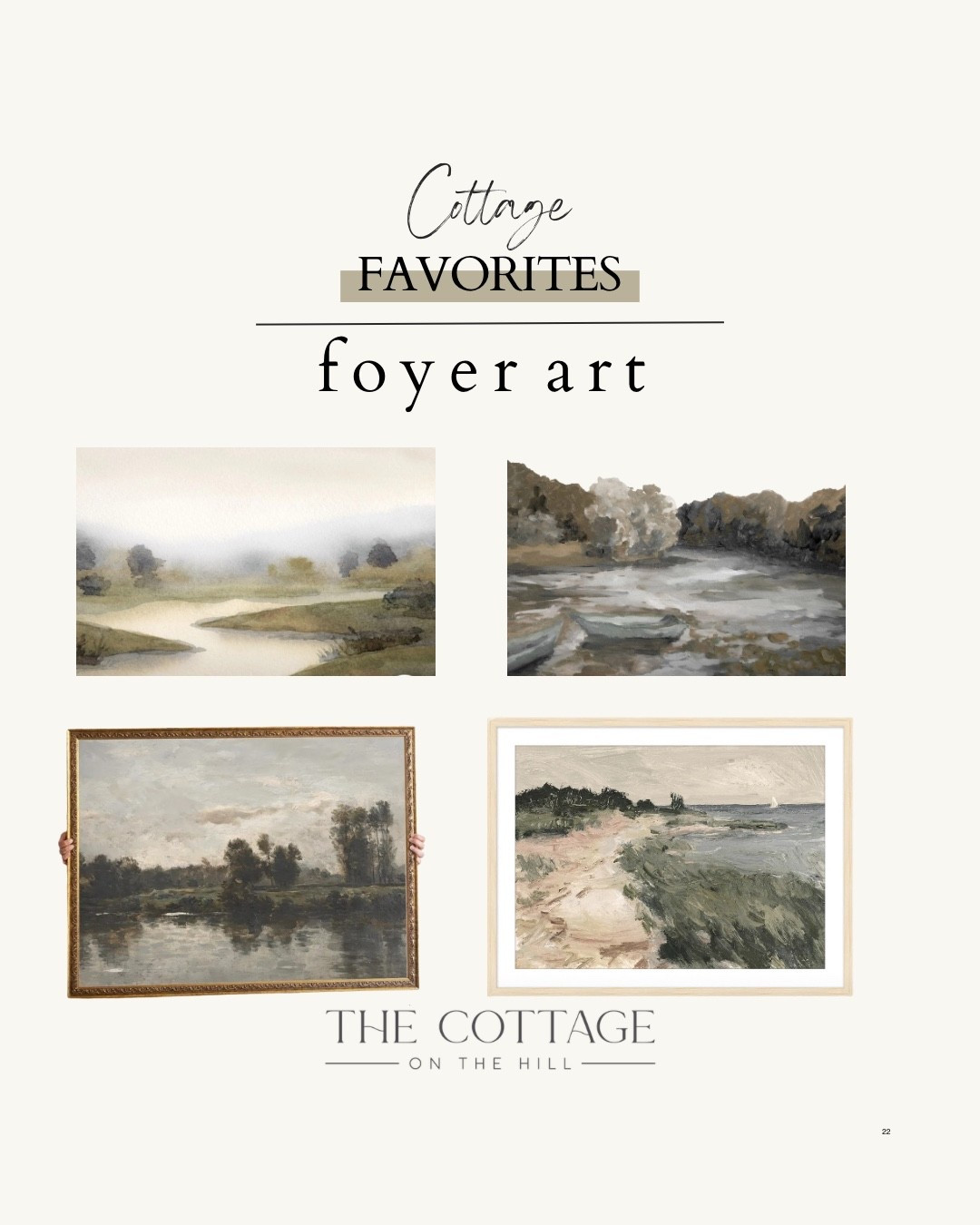 Cottage favorites: art for your foyer 

#LTKHome