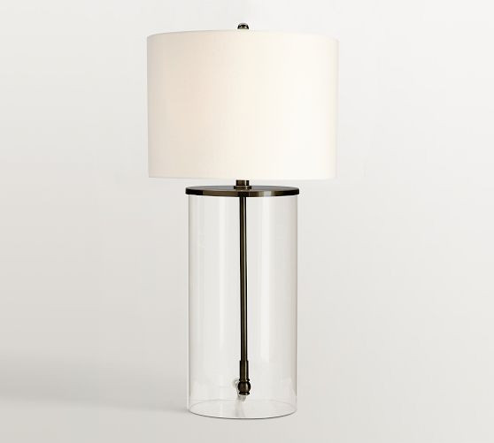 Aria Glass Table Lamp (23") | Pottery Barn (US)