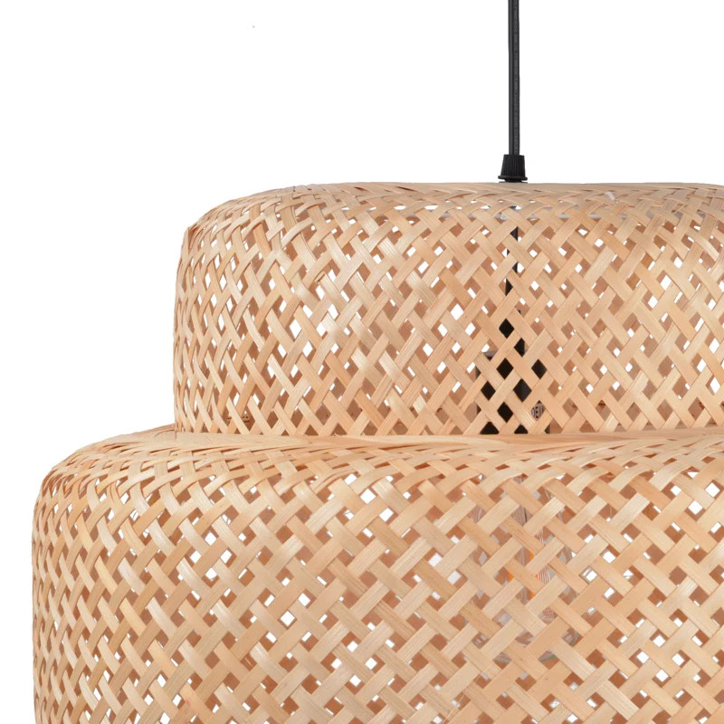 Keaney 1 - Light Matte Black Drum Pendant | Wayfair North America