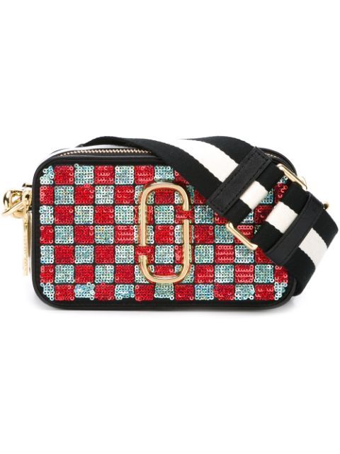 'Snapshot Sequins Checker' camera bag | FarFetch Global