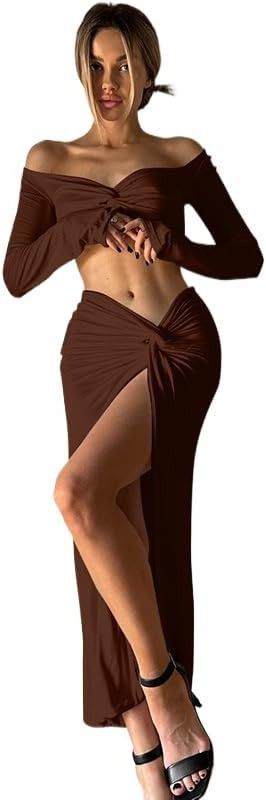 Women Sexy Hollow Out Bodycon Dress Long Sleeve Belly Cutout Maxi Long Dresses for Cocktail Party... | Amazon (US)