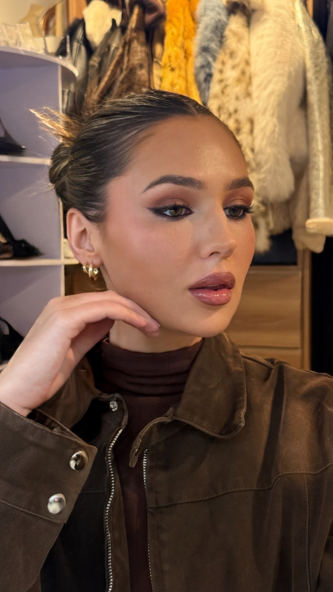 smokey, high contrast makeup look - fav makeup products linked 