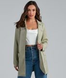 Here For It Faux Suede Trench | Windsor Stores