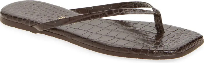 Lily Square Toe Flip Flop (Women) | Nordstrom