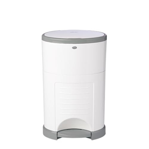 Diaper Dekor EKO Classic Diaper Pail, White | ONLY Eco-Friendly Diaper Pail Made with 70% Recycled Materials | Hands-Free: Step–Drop–Done | Cost-Effective Refill System | Amazon (US)
