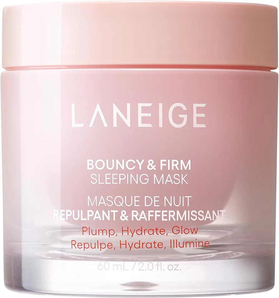 LANEIGE Máscara para dormir flexible y firme: revitaliza, suave, complejo de peonía y colágeno... | Amazon (US)