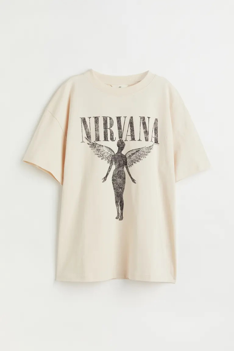 Oversized Printed T-shirt | H&M (US + CA)