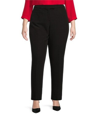 Investments Plus Size the 5TH AVE fit Straight Leg Pants | Dillard's | Dillard's