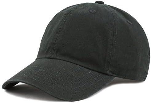 The Hat Depot Unisex Blank Washed Low Profile Cotton Dad Hat Baseball Cap | Amazon (US)