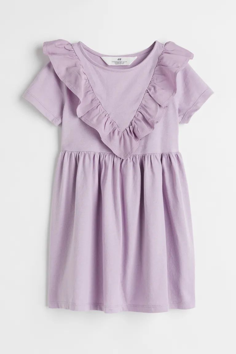 Flounce-trimmed Dress | H&M (US + CA)