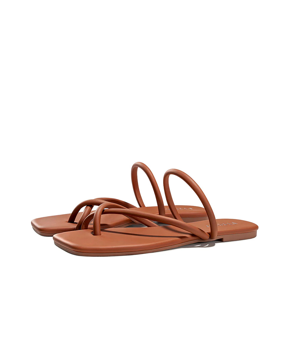 Alexis | Minimal Strap Slides | Fitory Footwear US