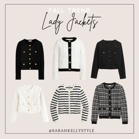 Trend for fall, lady jackets, sarah Kelly style 

#LTKSeasonal #LTKstyletip #LTKover40