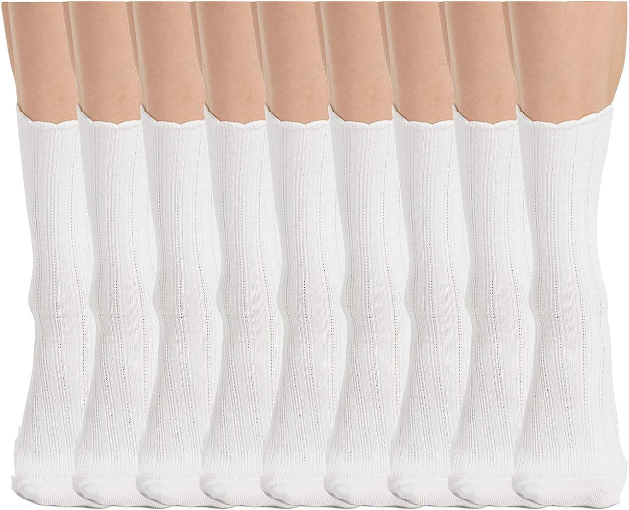 No Nonsense Women's Scallop Pointelle Sock | Amazon (US)