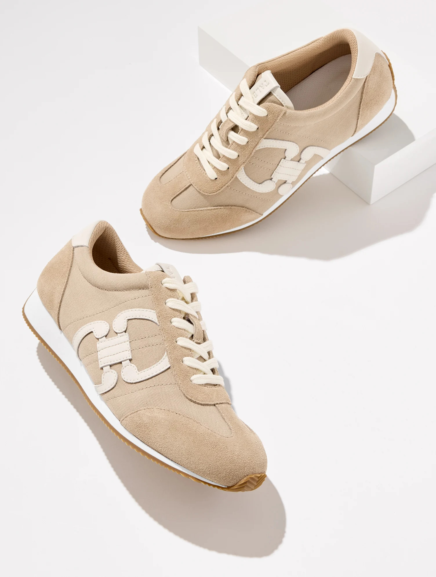 Alex Status Herringbone Suede Sneakers - Jasper - 5M Talbots | Talbots