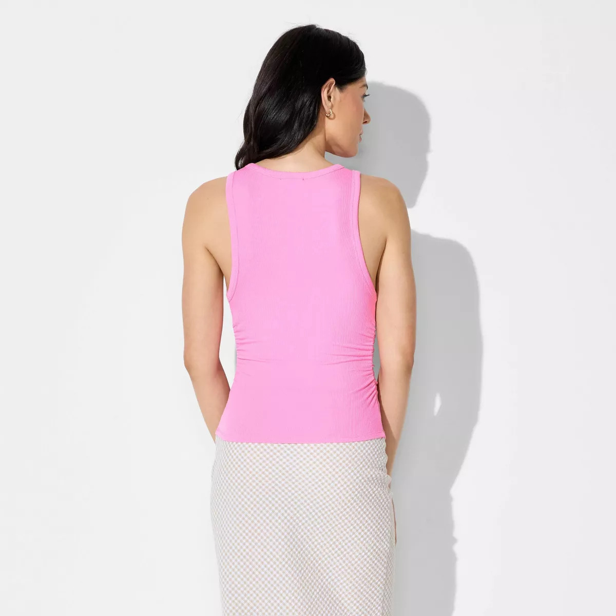 Women's High Neck Tank Top - Wild Fable™ Pink XL | Target