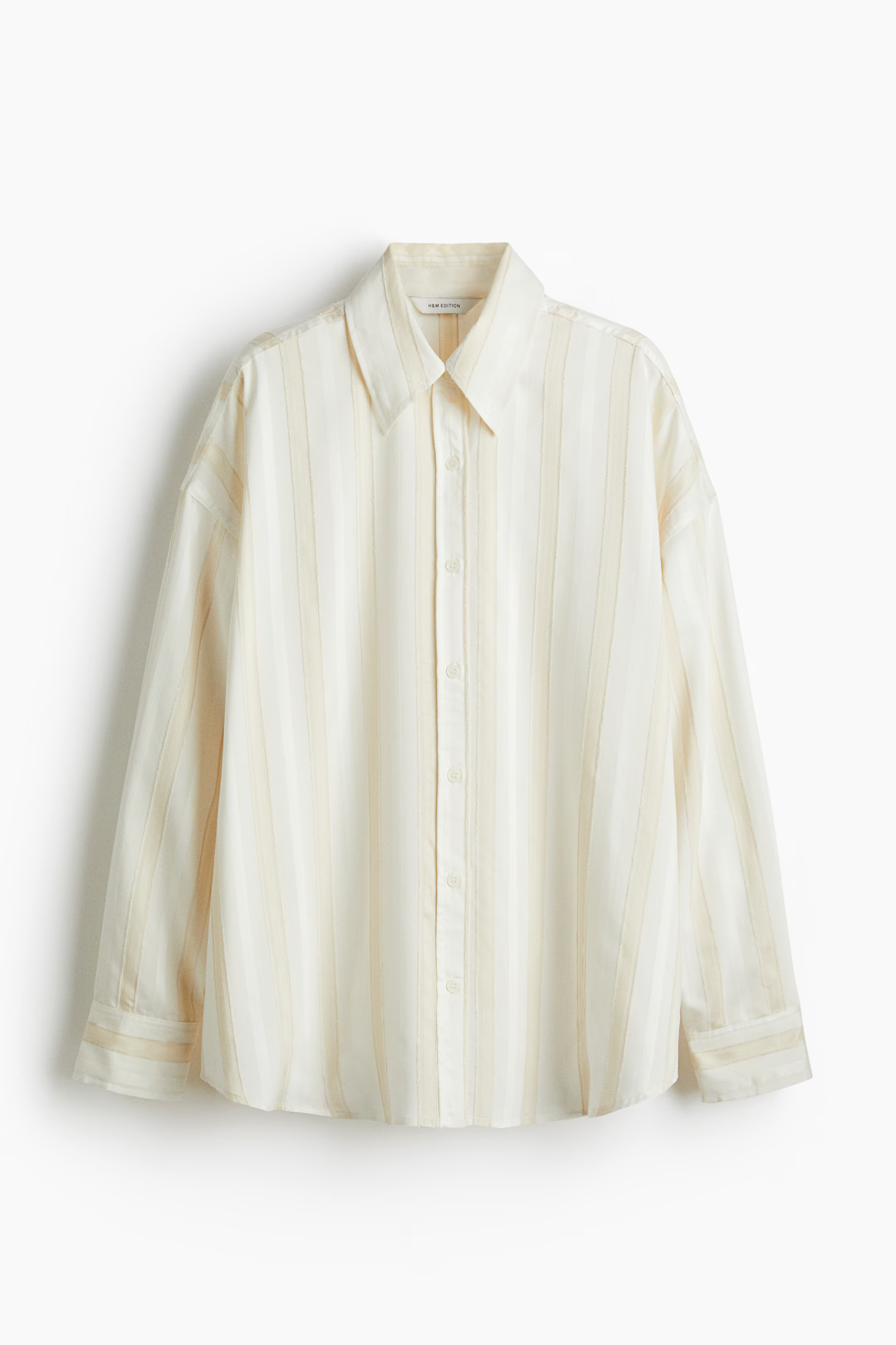 Oversized dobby-weave shirt | H&M (UK, MY, IN, SG, PH, TW, HK)