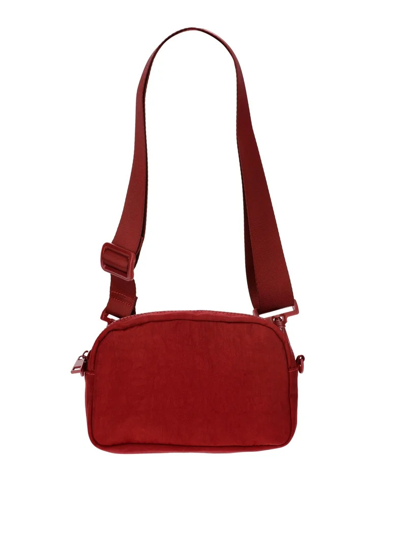 No Boundaries Women's Hands Free Fanny Pack, Sparkling Merlot | Walmart (US)