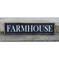FARMHOUSE Sign, Farmhouse sign wood, wood farmhouse sign, farmhouse painted sign, farmhouse kitchen sign,  Farmhouse sign for kitchen | Etsy (US)