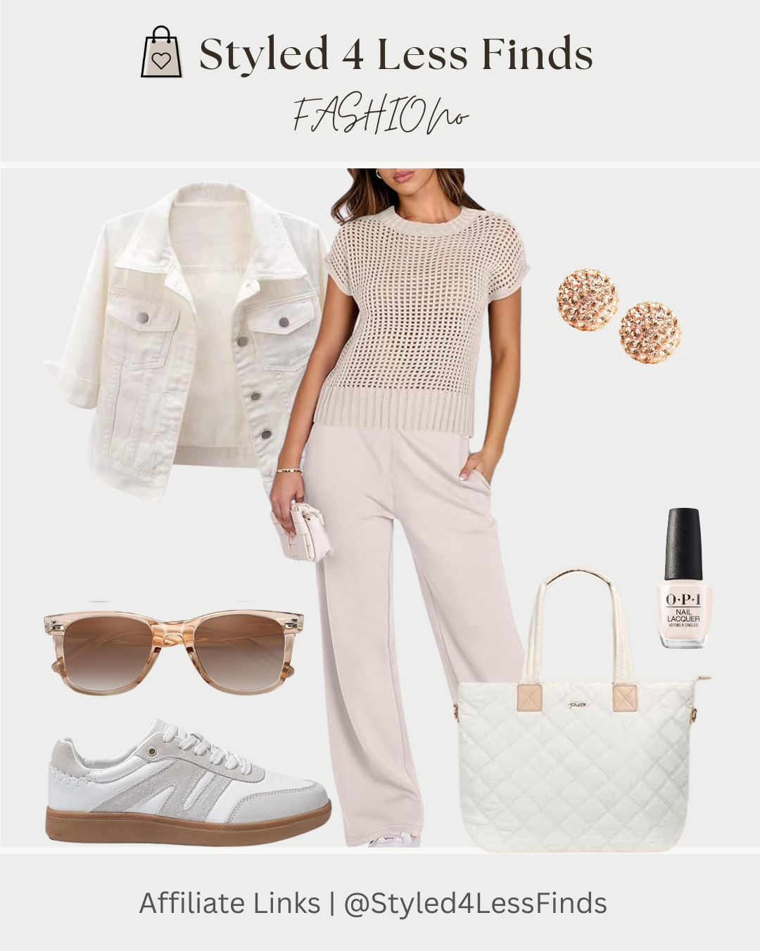 Soft neutrals that always feel elevated 🤍✨ this look is the definition of effortless chic—from the textured knit to the easy wide-leg pants and crisp white layers.

Style tip: Mixing textures in the same color family (like knit, denim, and smooth fabrics) instantly adds depth and keeps an all-neutral outfit from looking flat. Finish with gold accessories for that polished touch. 

 #LTKcanada #LTKsummer #LTKover50style