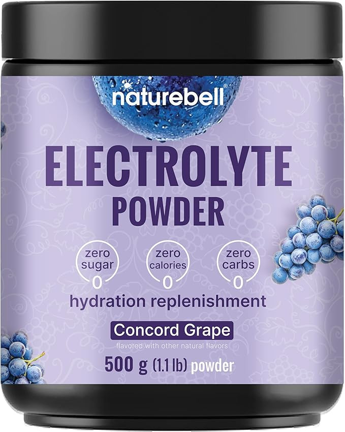 NatureBell Electrolytes Powder No Sugar, 500g (76 Servings) | Keto Fast Hydration Powder, Carnivo... | Amazon (US)