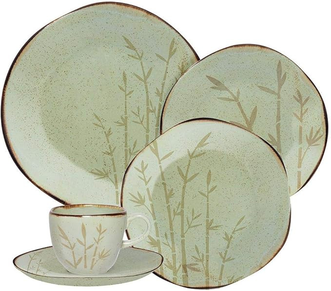 Aparelho de Jantar e Chá, 30 Peças, Oxford, Ryo Bambu | Amazon (BR)