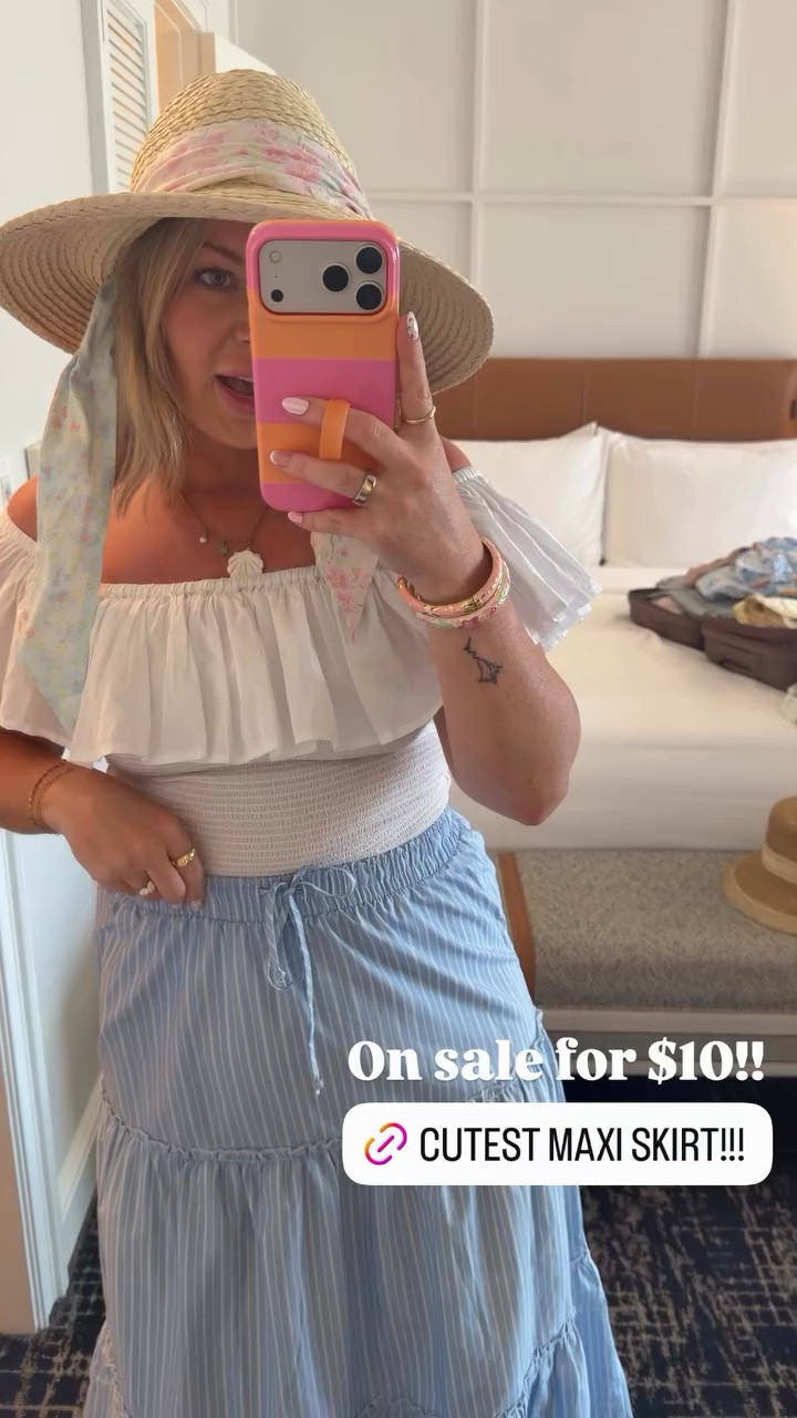 Cutest maxi skirt On sale for $10!!

#LTKSeasonal #LTKMidsize #LTKSaleAlert