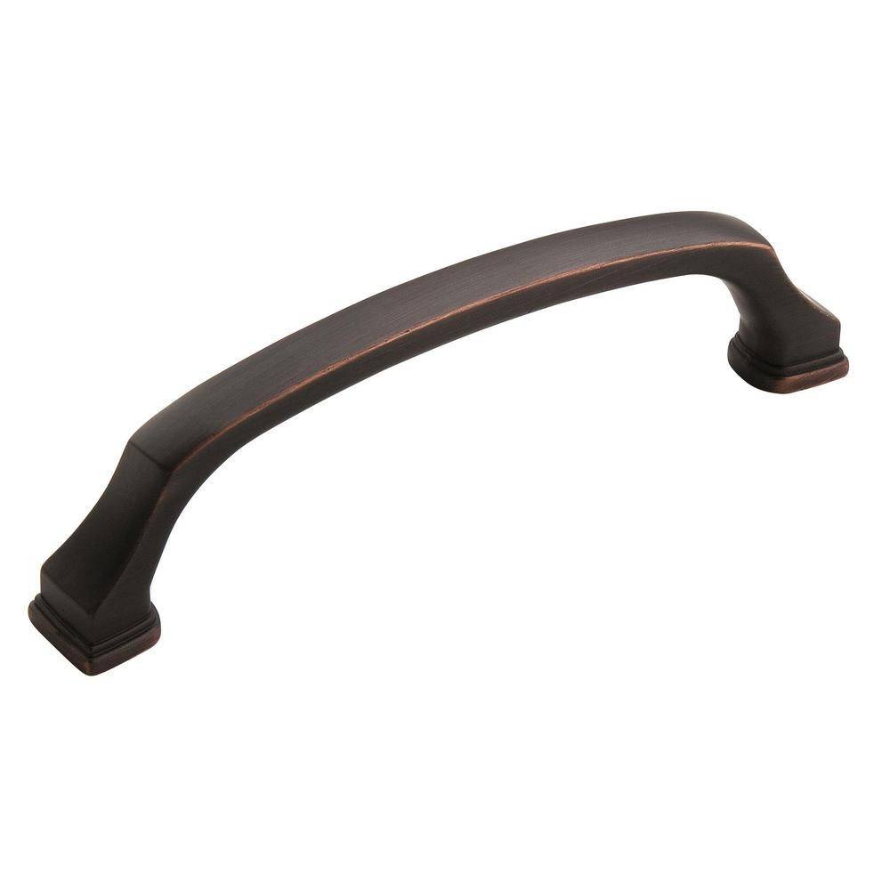 Amerock Revitalize 5-1/16 in (128 mm) Center-to-Center Oil-Rubbed Bronze Cabinet Drawer Pull-BP55... | The Home Depot