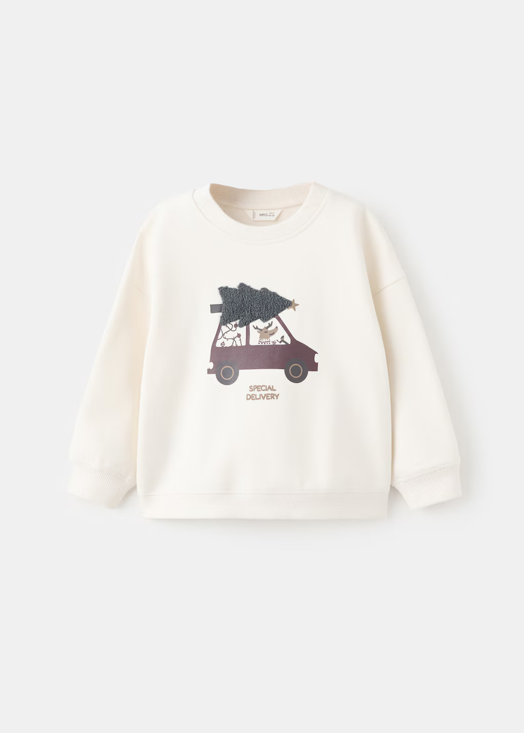 Printed cotton sweatshirt - Kids | MANGO USA | Mango (US/MX/AU)
