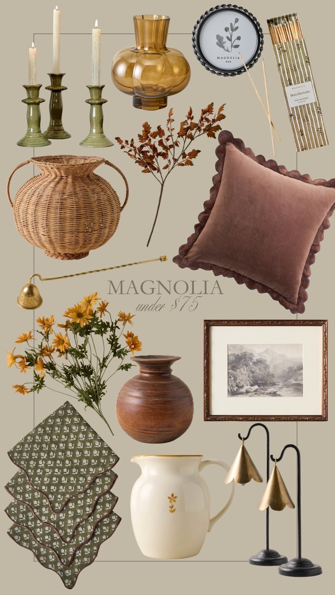 Magnolia finds & favorites under $75! 🙌🏻 So many great finds on sale, too!

#LTKHome #LTKSeasonal