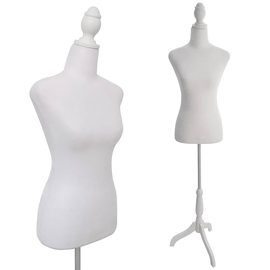 Mannequin Body Mannequin Torso Stand Dress Form Manikin 49.6"-63.4" Adjustable Height Portable Fe... | Amazon (CA)